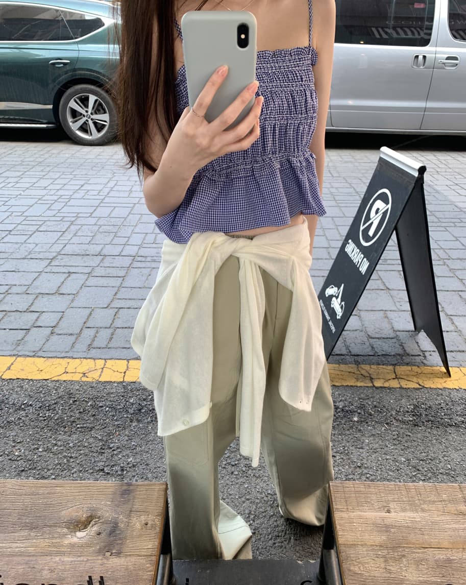 ins 보 주님 섹션 순수한 욕망 오프숄더 프릴 주름 튜브탑 캐미솔 휴가 바람 디자인 센스 맨위 상세 이미지 22