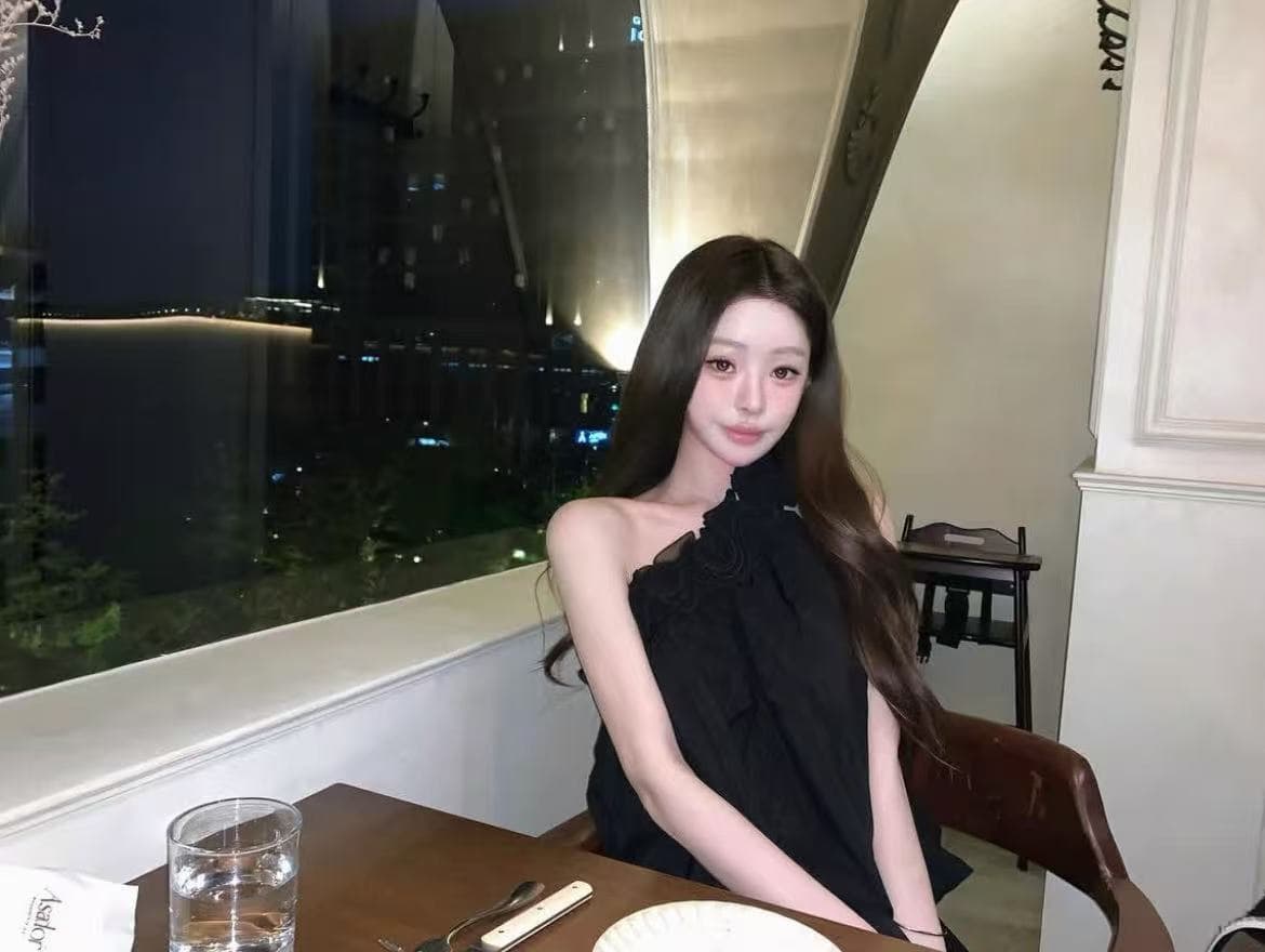 프랑스식 비스듬한 어깨 꽃 행침 목 화이트 작은 조끼 여성 여름 외출용 인사이드 가져 가라. 퍼프 꽃밭 민소매 슬립 맨위 상세 이미지 6