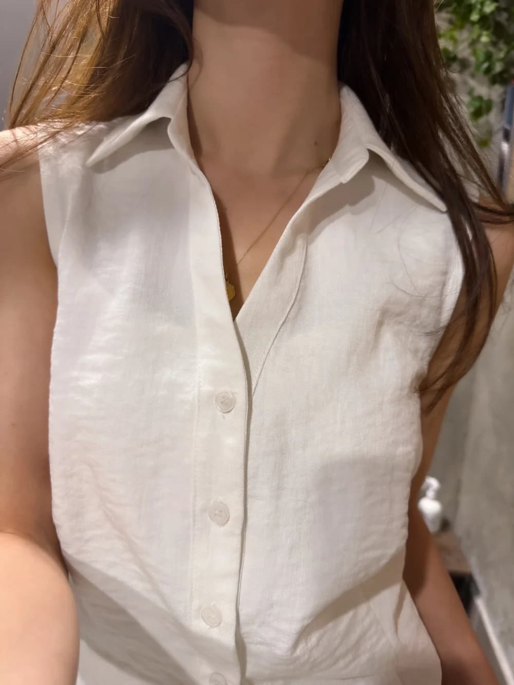 프랑스식 레트로 품격 폴로 칼라 싱글 줄 버튼 셔츠 하이웨이스트 캐주얼 다용도 출퇴근 긴 바지 캐주얼 세트 상세 이미지 39