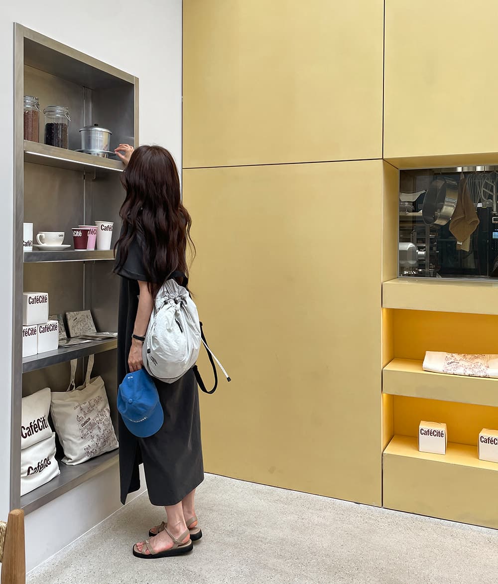 크기 있음 업데이트 한 부서 기초 다용도 여름 차가운 센스 인터넷 색상 루즈핏 바닥 청소 티셔츠 드레스 롱 스커트 상세 이미지 28