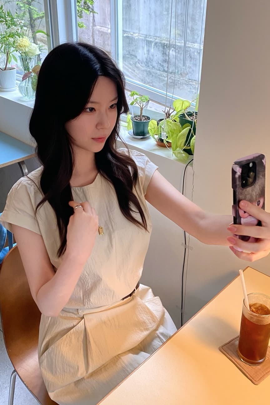 한 부서 미니멀리즘 품격 일상 다용도 레이스업 허리 수축 슬림해 보이는 드레스 벨트 포함 이미지 6