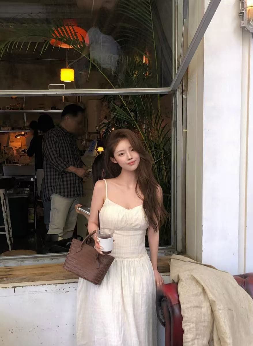 ins 보 주님 섹션 한 부서 품격 달콤함 슬립 프릴 허리 선 슬림해 보이는 다용도 일상 드레스 상세 이미지 3