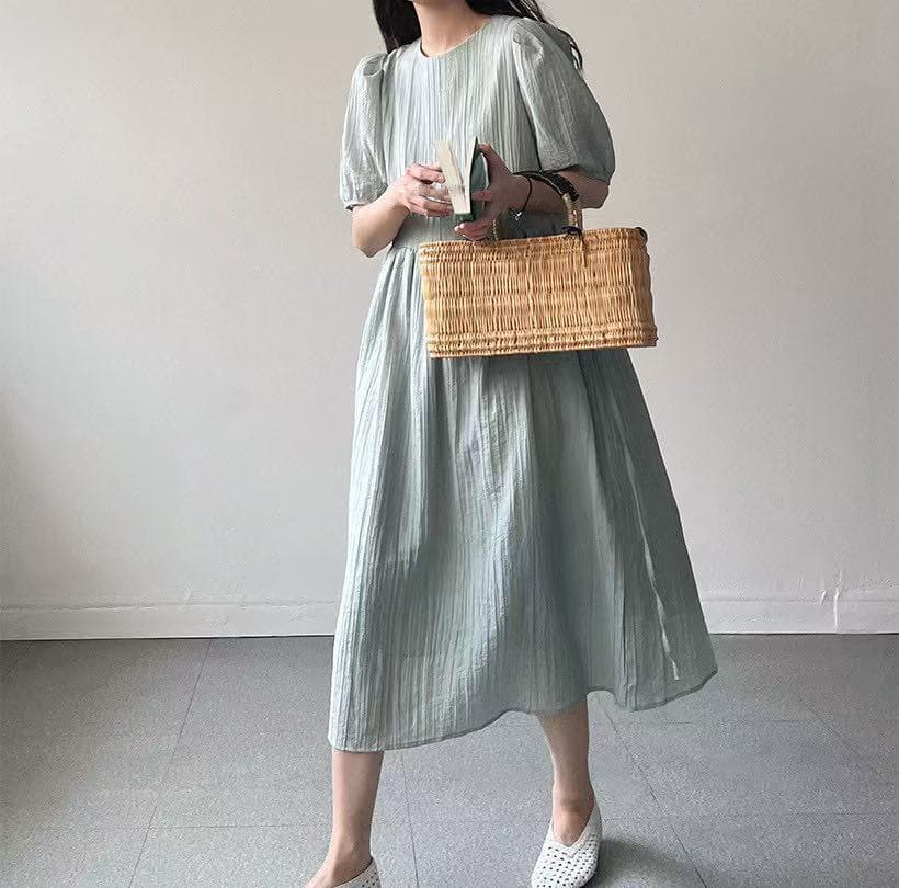 크기 있음 업데이트 한 부서 느긋한 바람 양성 및 음성 둘 착용 루즈핏 빅 사이즈 드레스 일상 다용도 여름 휴가 치마 상세 이미지 26