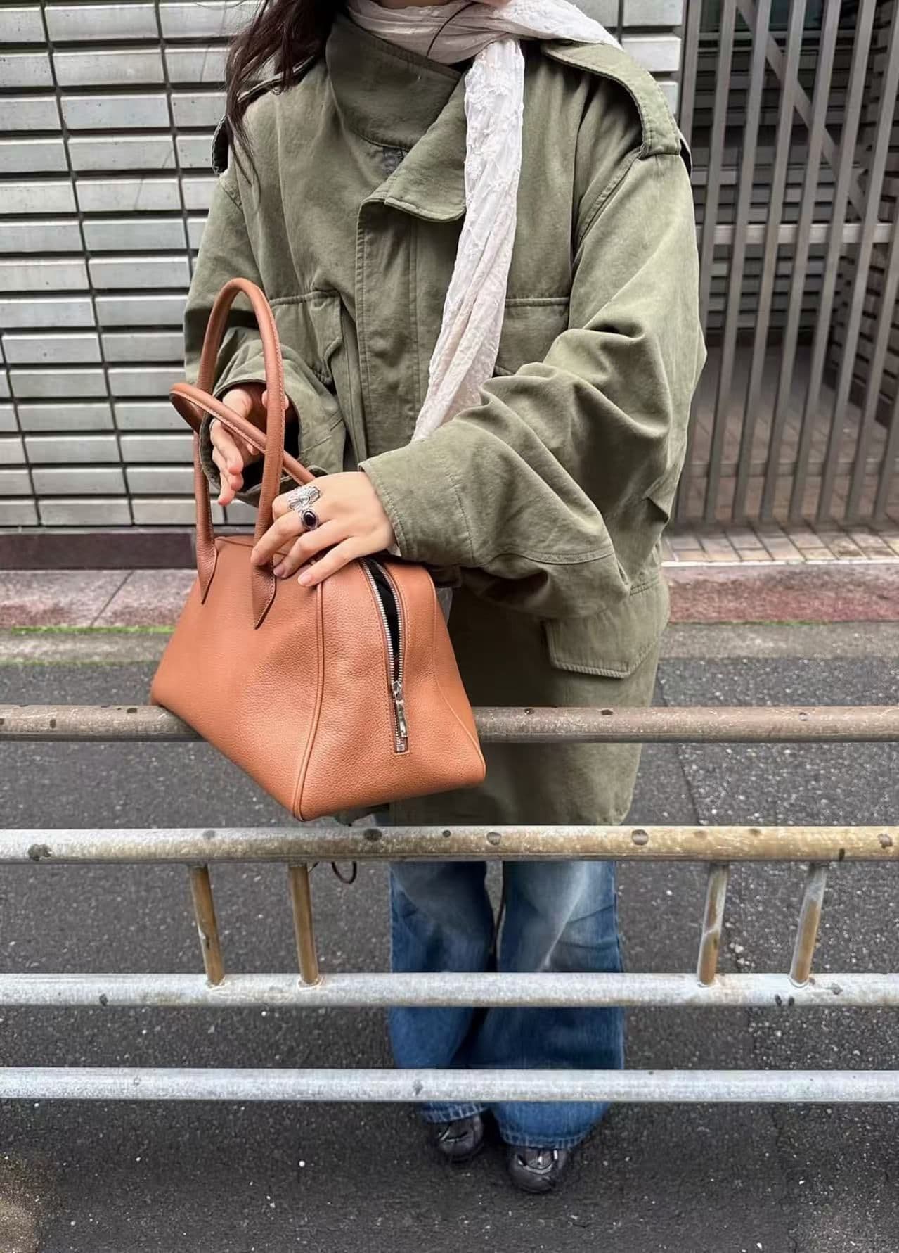 크기 있음 업데이트 한 부서 가을 겨울 기타 주머니 디자인 센스 녹색 워크웨어 바람막이 패션 3 차원 재킷 상세 이미지 9