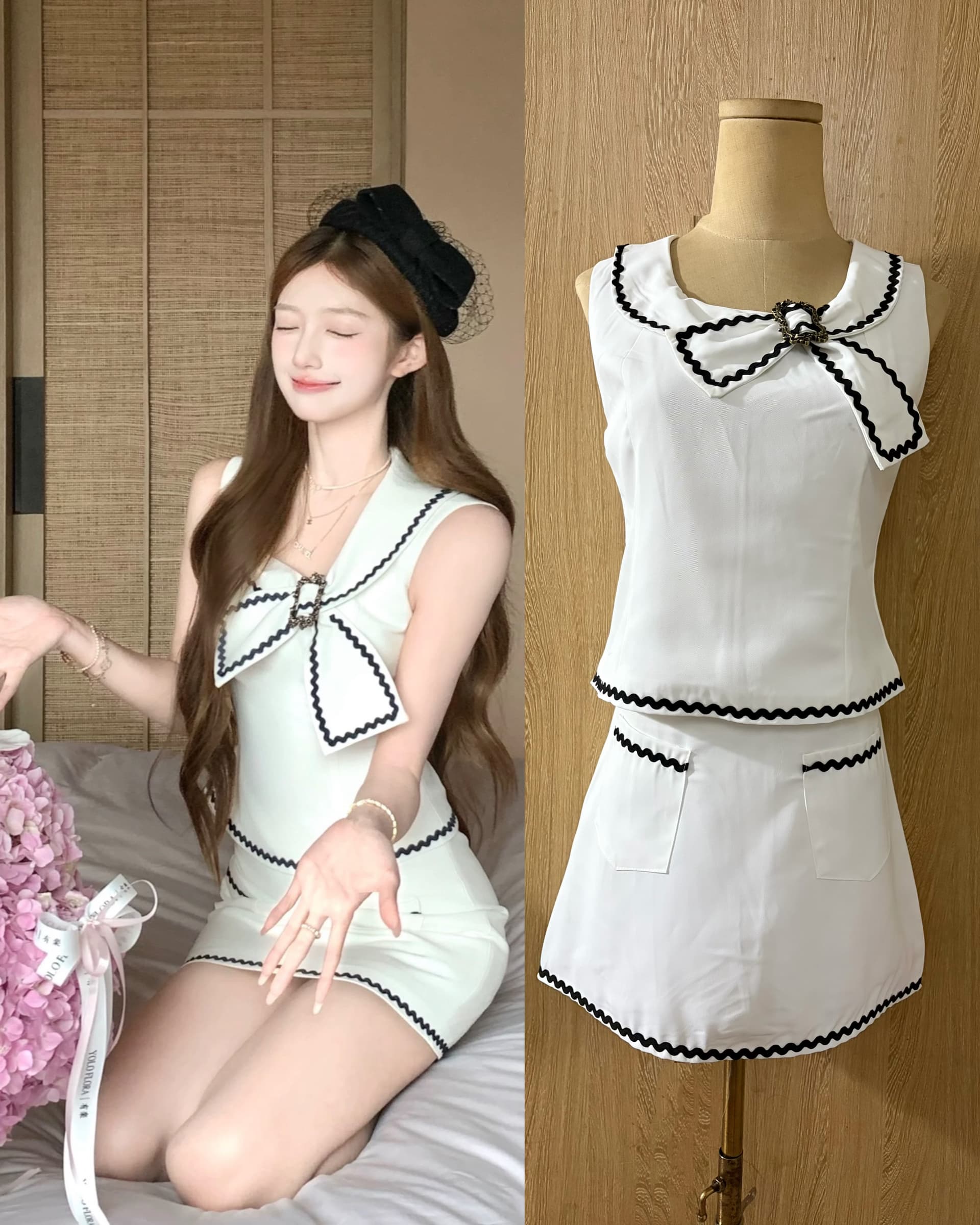 6 28 20 00 95 할인 향기로운 분위기 메리 u 종류 나비 매듭 칼라 허리 수축 맨위 반 스커트
