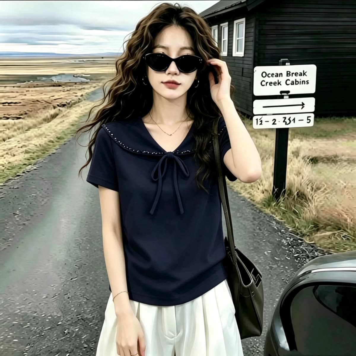 실사 210 그램 좋은 면 2026 여름 빅 사이즈 지방 mm 한 부서 폴로 칼라 레이스업 반팔 티셔츠 인기 아름다운 맨위 상세 이미지 8
