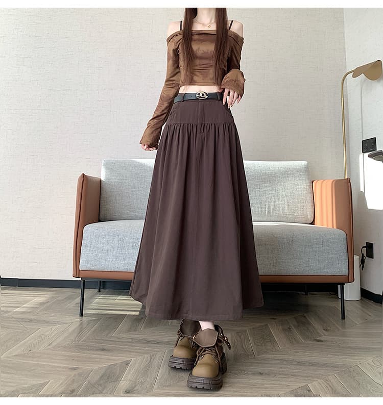 실사 연삭 털 워시 물 면 반신 스커트 여성 가을 겨울 2026 새로운 표지 넓적 다리 슬림해 보이는 한 마디 중간 길이 우산 치마 벨트 보내기 상세 이미지 19