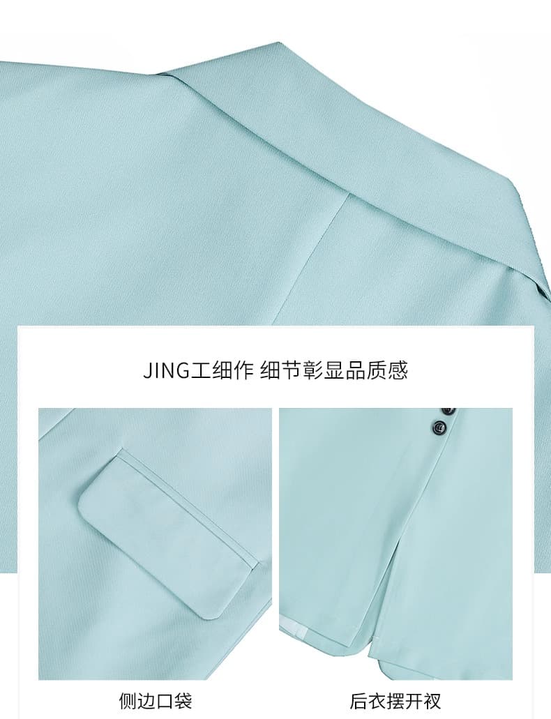 반팔 정장 세트 여성 여름 2026 새로운 작은 키 캐주얼 여성 의류 고급 센스 정장 반바지 투피스 세트 상세 이미지 15