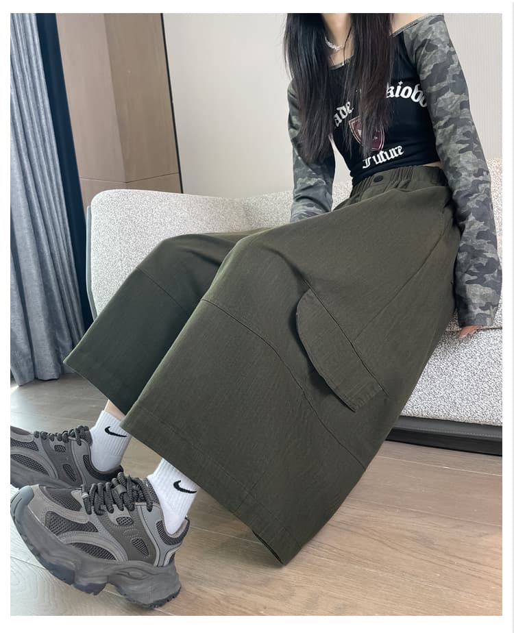 실사 느슨함 센스 8 점 루즈핏 워크웨어 팬츠 가을 새로운 허리밴드 ins 패션 하이웨이스트 와이드 레그 팬츠 부츠 팬츠 상세 이미지 55