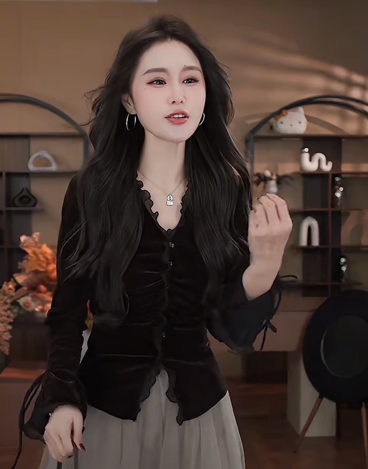 프랑스식 빅 사이즈 새로운 패션 품격 다용도 디자인 센스 셔츠 맨위 상세 이미지 2