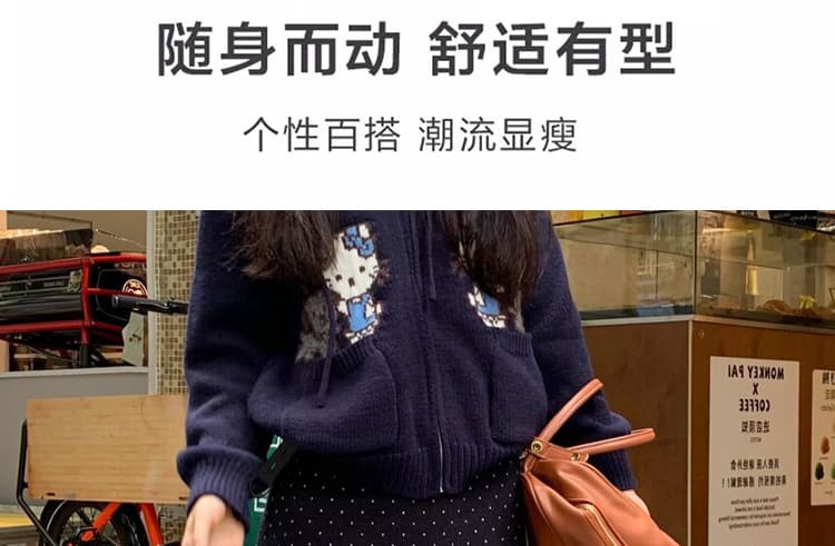 출산 착용 니트 도트 무늬 반신 스커트 임신 기간 외출용 하이웨이스트 아니요 르 배 루즈핏 한 마디 롱 스커트 상세 이미지 18
