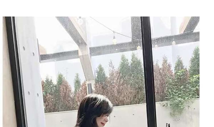 임산부 가을과 겨울 하이웨이스트 복부 지지 니트 반신 스커트 임신 기간 외출용 슬림해 보이는 트임 타이트 스커트 상세 이미지 42