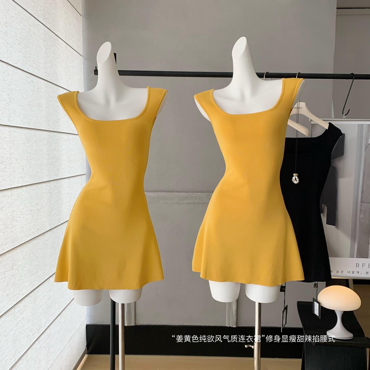 fart shop 연인 doll 심황 순수한 색 욕망 바람 드레스 몸매 가꾸기 슬림해 보이는 달콤한 매운맛 꼬집기 허리 치마 상세 이미지 13