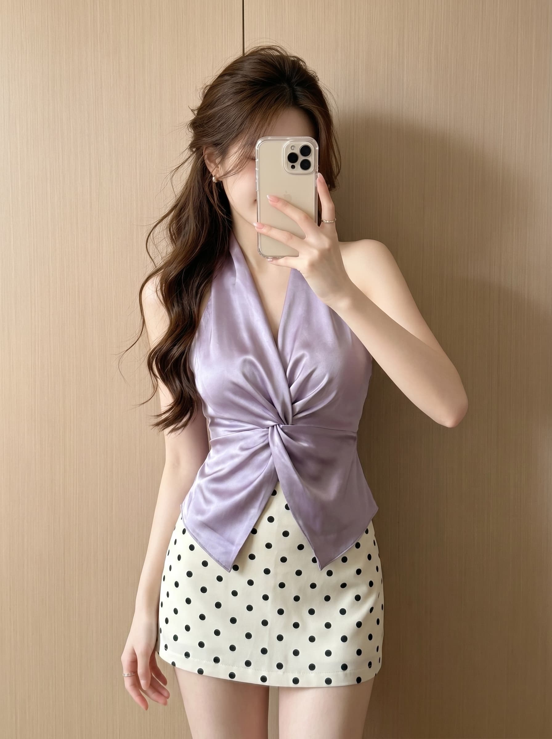 실사 프랑스식 명문 여성 품격 우아함 비틀림 V넥 행침 목 작은 셔츠 순수한 욕망 허리 수축 슬림해 보이는 외국 가스 조끼 상세 이미지 3