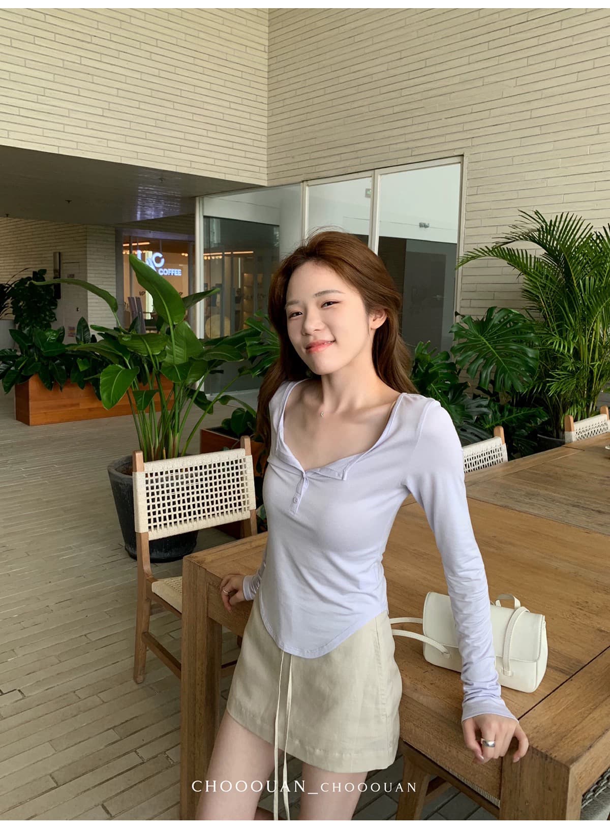 주간 실크 아마 세트 여성 짧은 루즈핏 수 있습니다. 허리 수축 셔츠 인사이드 펌프 로프 미니 스커트 투피스 세트 상세 이미지 20