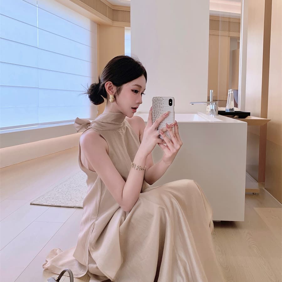 실사 정가 한 부서 다양한 착용 가져 가라. 디자인 센스 전후 웨어러블 조끼 점프 슈트 롱 스커트 이미지 5