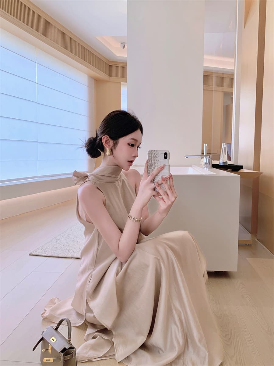 실사 정가 한 부서 다양한 착용 가져 가라. 디자인 센스 전후 웨어러블 조끼 점프 슈트 롱 스커트 상세 이미지 4