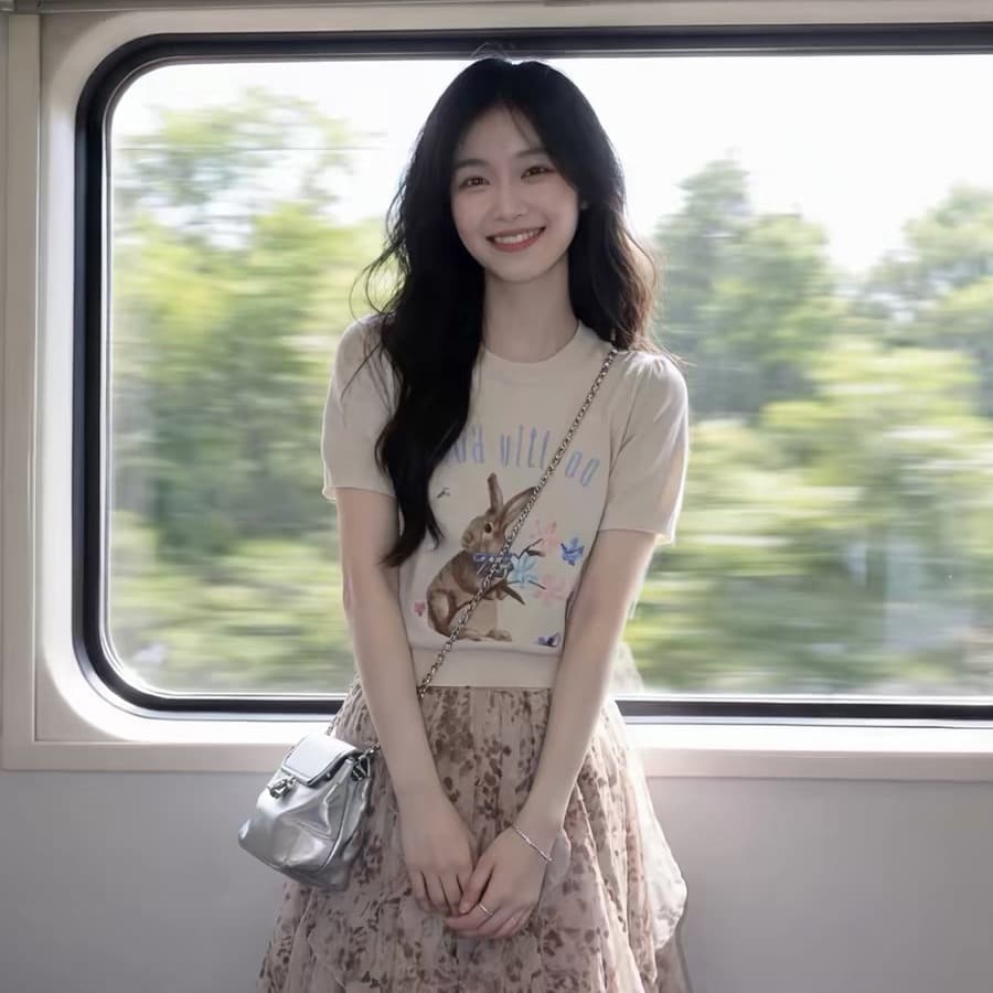 여름 연령 감소 착용 가져 가라. 전체 집합 고급 센스 chic Chic 자이언트 잘 생긴 아름다운 맨위 치마 투피스 슈트 여성 상세 이미지 1