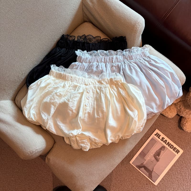 실사 달콤한 스타일 레이스 조각 디자인 센스 반바지 여름 새로운 허리밴드 몸매 가꾸기 슬림해 보이는 꽃밭 치마바지 상세 이미지 19