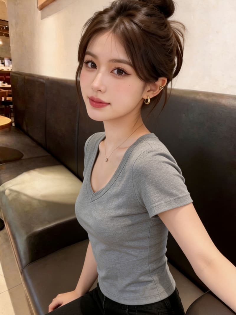 레이스 홀로우 아웃 백리스 반팔 티셔츠 여성 2026 여름 새로운 인터넷 유명인 폭발 몸매 가꾸기 핫걸 맨위 이미지 3