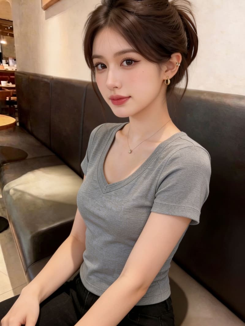 레이스 홀로우 아웃 백리스 반팔 티셔츠 여성 2026 여름 새로운 인터넷 유명인 폭발 몸매 가꾸기 핫걸 맨위 상세 이미지 8
