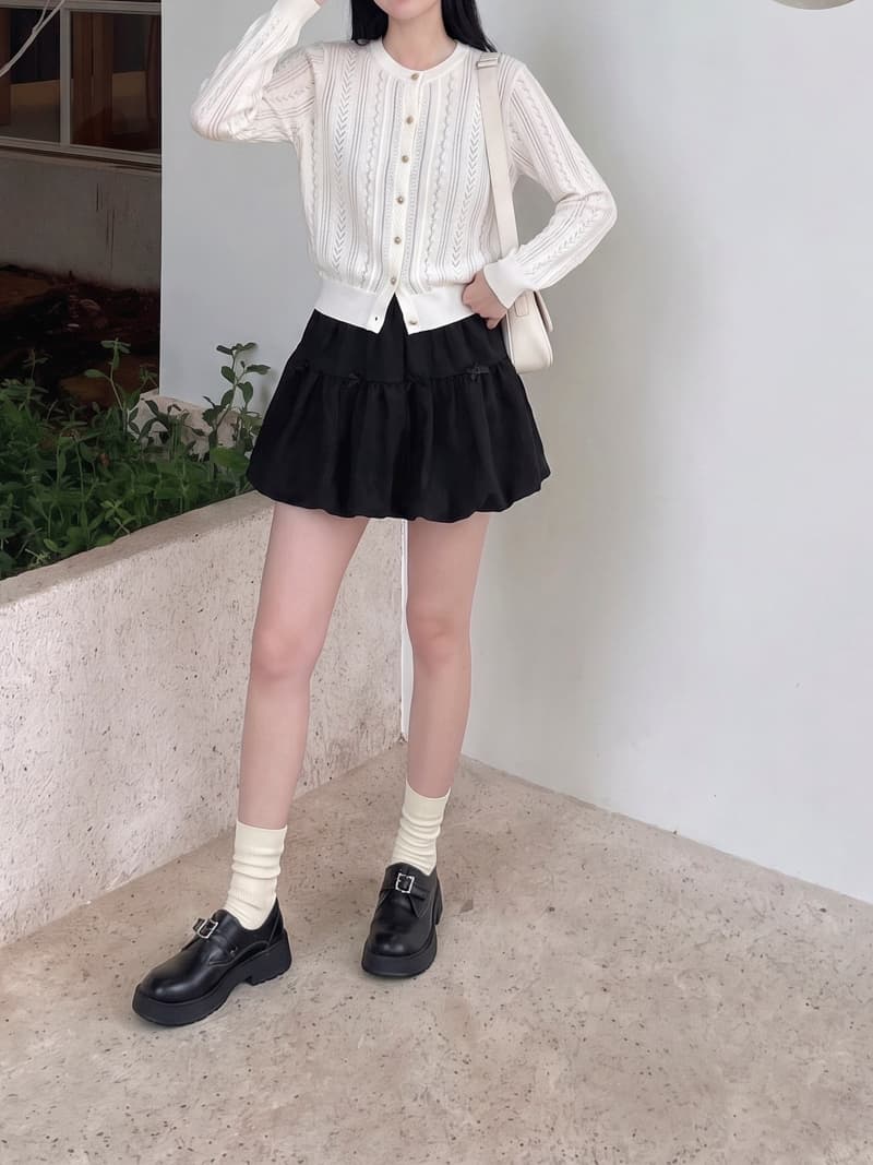 실사 가을 겨울 하이웨이스트 스웨이드 원단 랜턴 치마 소녀 센스 한 마디 미니 스커트 상세 이미지 13