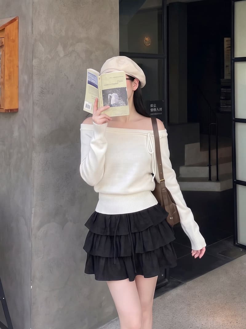 실사 가을 겨울 새로운 하이웨이스트 허리밴드 프릴 스웨이드 원단 반신 스커트 한 마디 미니 스커트 케이크 드레스 여성 상세 이미지 6