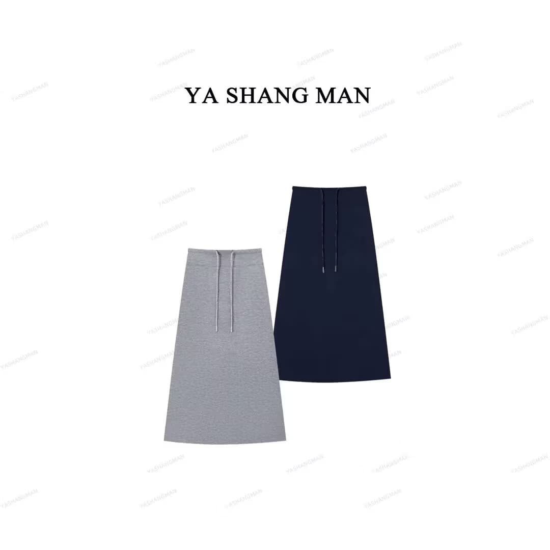 종이 치마 yashangman 라이 경기 서울 펌프 로프 스트레이트 치마 슬림해 보이는 다용도 차가운 센스 반신 스커트