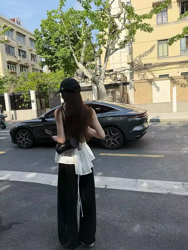 무료 호흡 바지 요가 가면 뒤집다 측면 디자인 부드러운 다시 우는 소리 다시 부담하지 마세요. 도루 도루 랜턴 니트 바지 상세 이미지 35