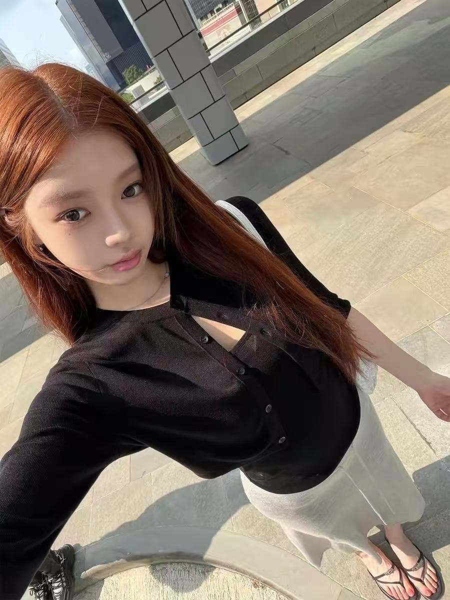 안녕하세요. 팬 팬 산소 화이트 여성 한 부서 차가운 센스 니트 오픈 가디건 조끼 세트 부드러운 품격 투피스 세트 이미지 3