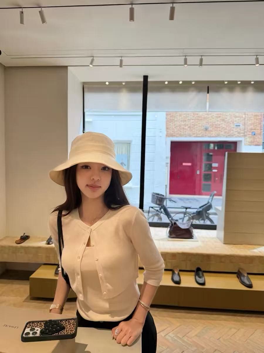 안녕하세요. 팬 팬 산소 화이트 여성 한 부서 차가운 센스 니트 오픈 가디건 조끼 세트 부드러운 품격 투피스 세트 이미지 4