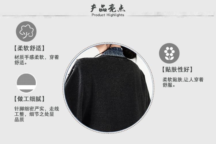 실사 가을 빅 사이즈 루즈핏 캐주얼 다용도 비즈 박기 데님 쇼트 스타일 카디건 코트 상세 이미지 4