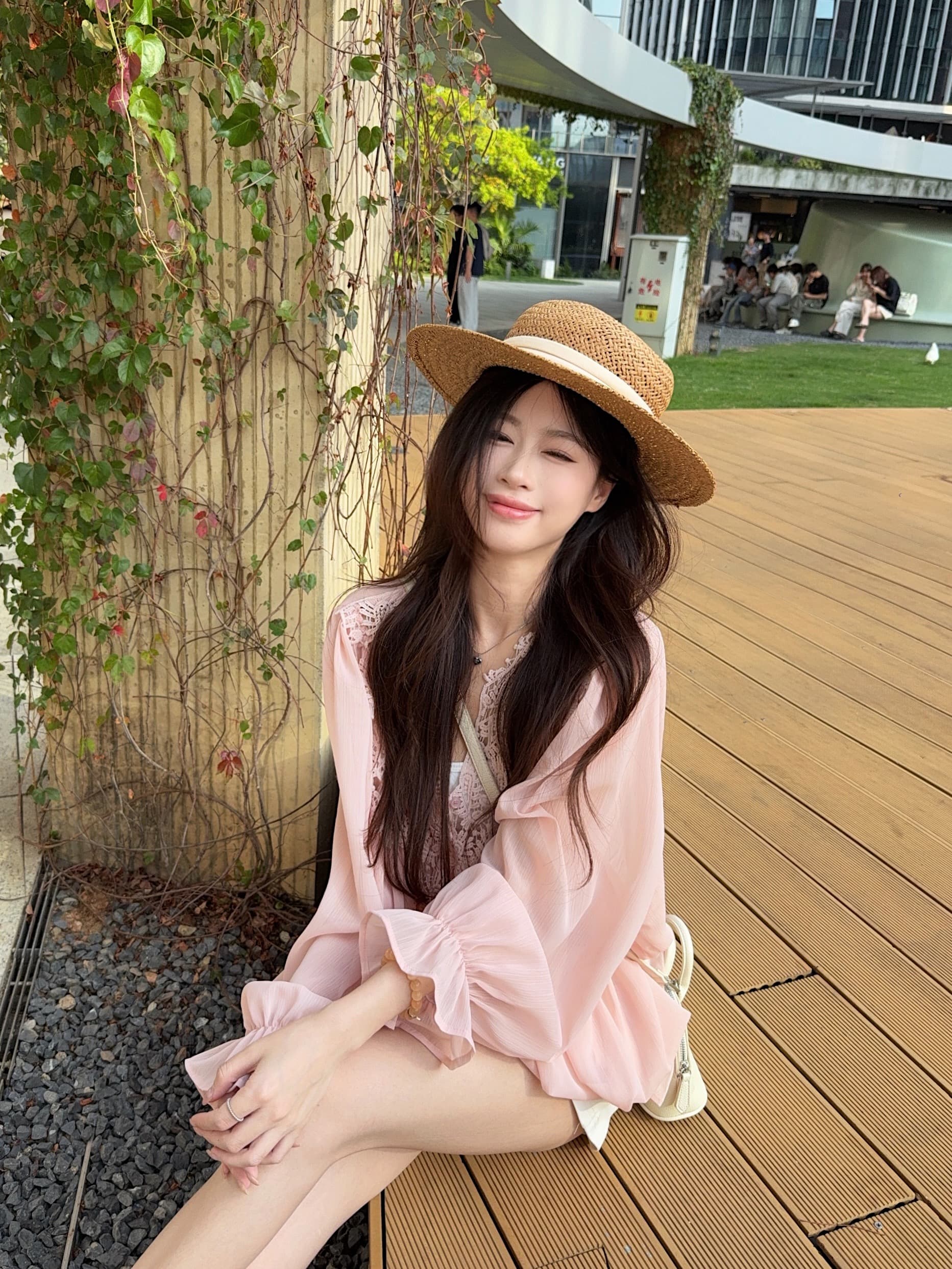 실사 무거운 작업 레이스 조각 느긋한 바람 쉬폰 블라우스 작은 대중 셔츠 상세 이미지 13