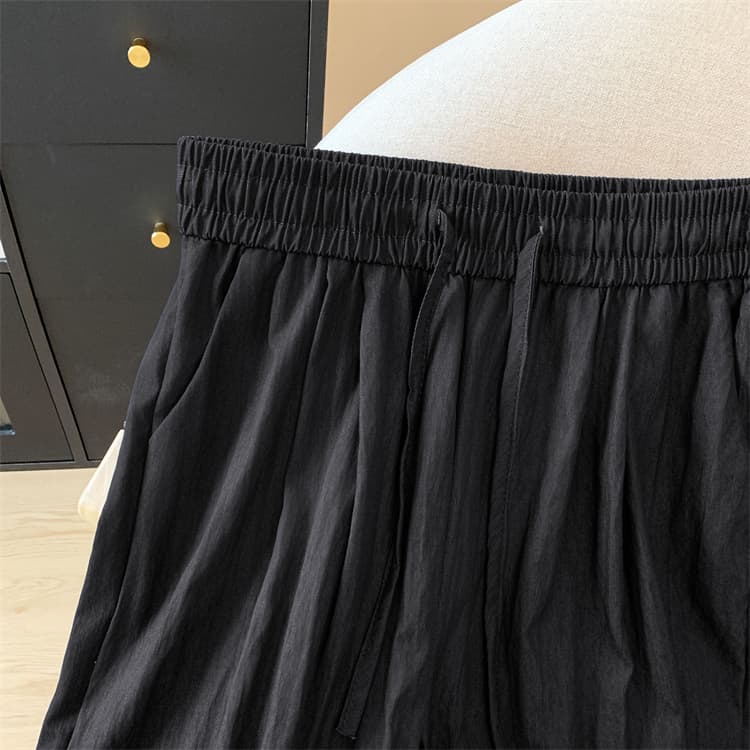 실사 오래된 돈 바람 주간 실크 야마모토 바지 여성 여름 새로운 디자인 센스 레이스 홀로우 아웃 다용도 스트레이트 넓은 다리 9부 바지 상세 이미지 37