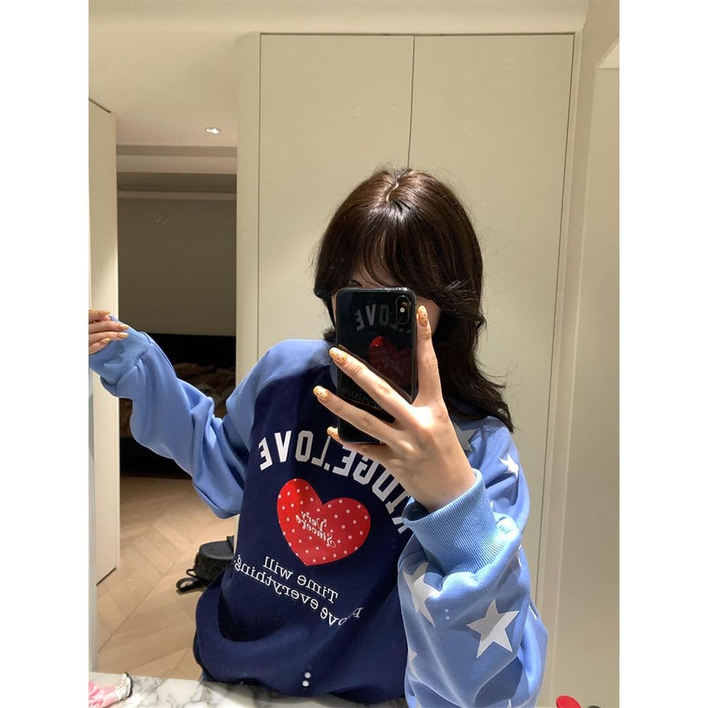 얇은 스타일 털이 있는 이후 패키지 칼라 순수한 Mianhua 면 복합 후드티 여성 상세 이미지 5
