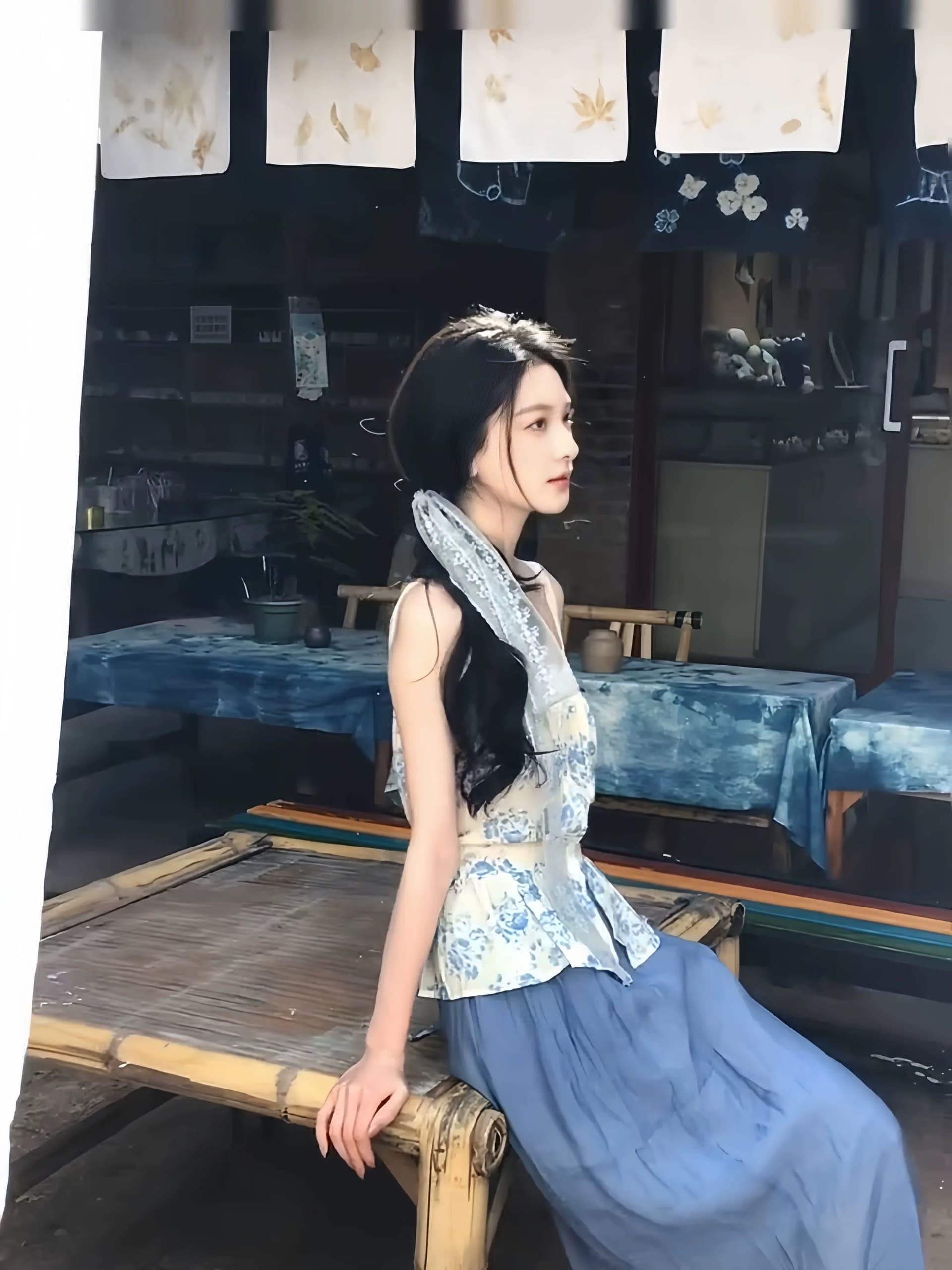 한 부서 꽃무늬 레이스 조각 캐미솔 여름 해변가 휴가 바람 허리 수축 슬림해 보이는 고유 한 아름다운 맨위 상세 이미지 14
