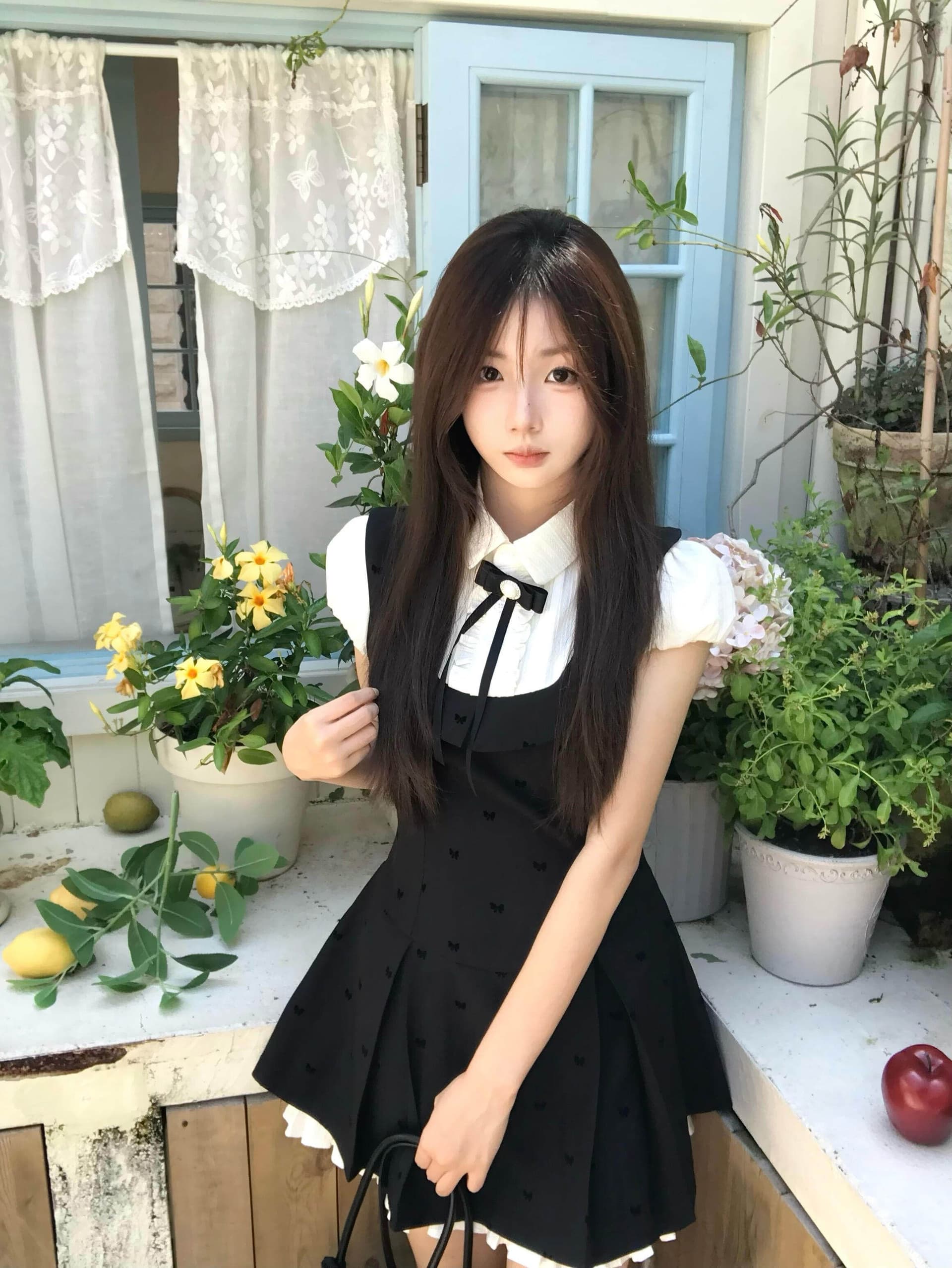 한 부서 학원 스타일 페이크 레이어드 여성 드레스 여름 천 골드 센스 miu 부서 특별 아름다운 꼬집기 허리 작은 검은 색 치마 이미지 4