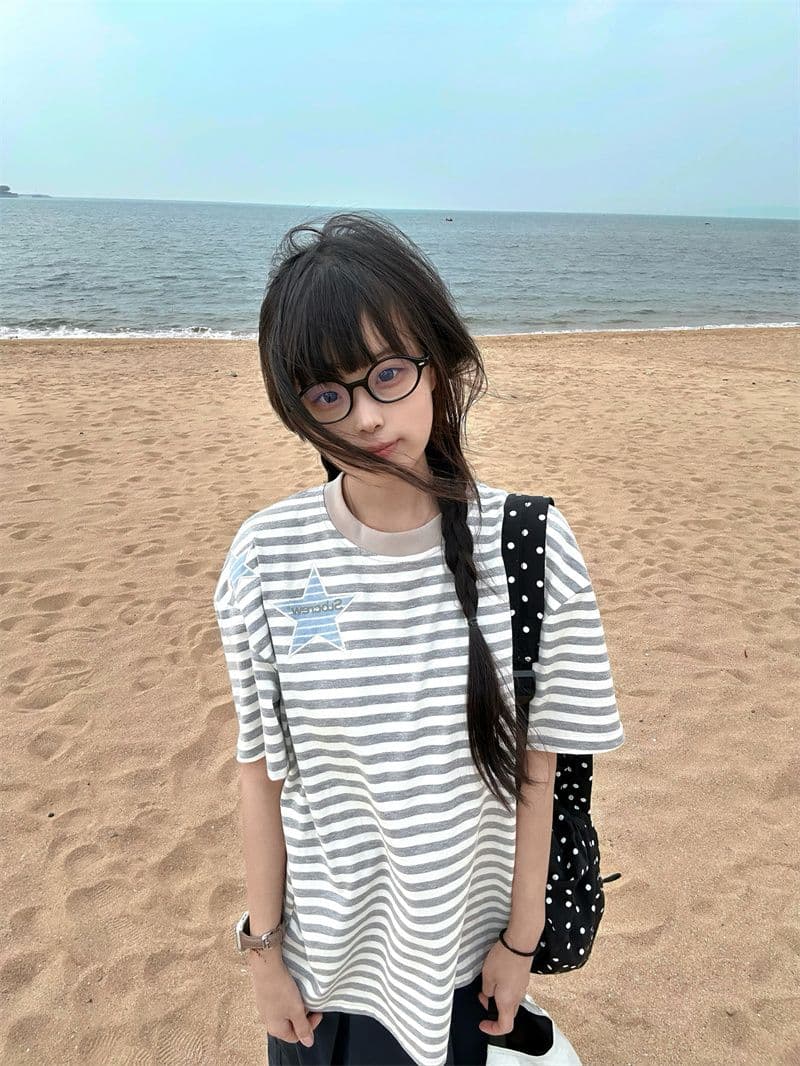 좋은 품질 자수 네리 가게 천 19 지점 220 그램 순면 반팔 티셔츠 상세 이미지 4