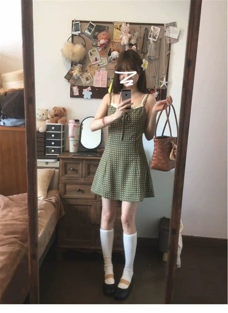 로얄 자매 착용 가져 가라. 레트로 패션 품격 허리 수축 슬림해 보이는 슬립 미니 스커트 고유 한 슈퍼 잘 생긴 드레스 2026 여름 상세 이미지 8