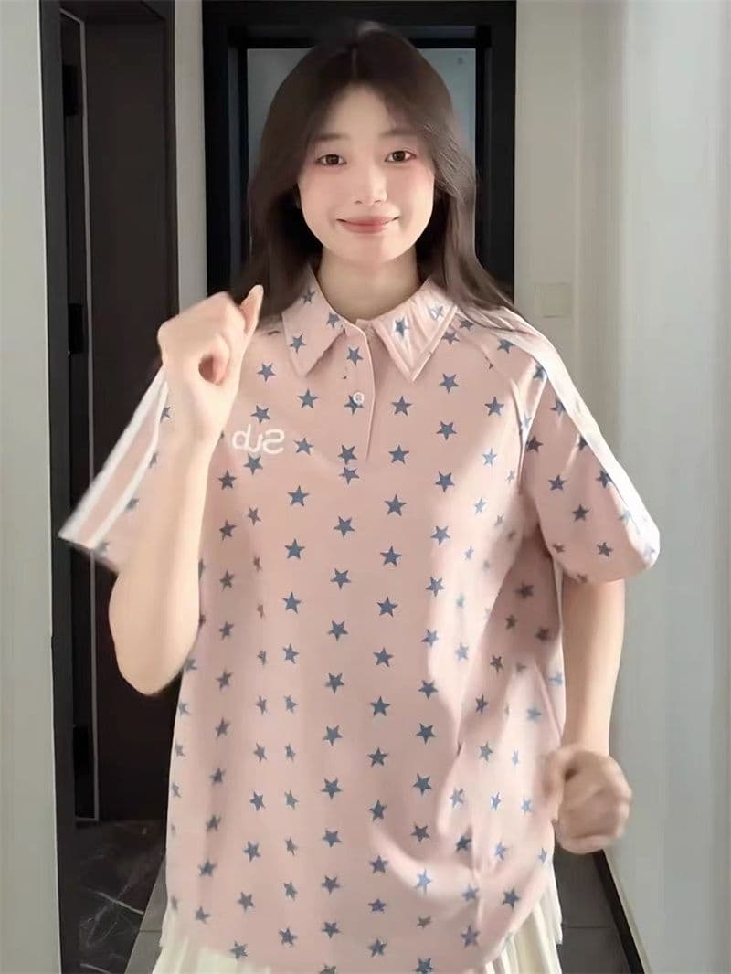 19 지점 220 그램 순면 삽입 어깨 소매 반팔 티셔츠 이미지 2