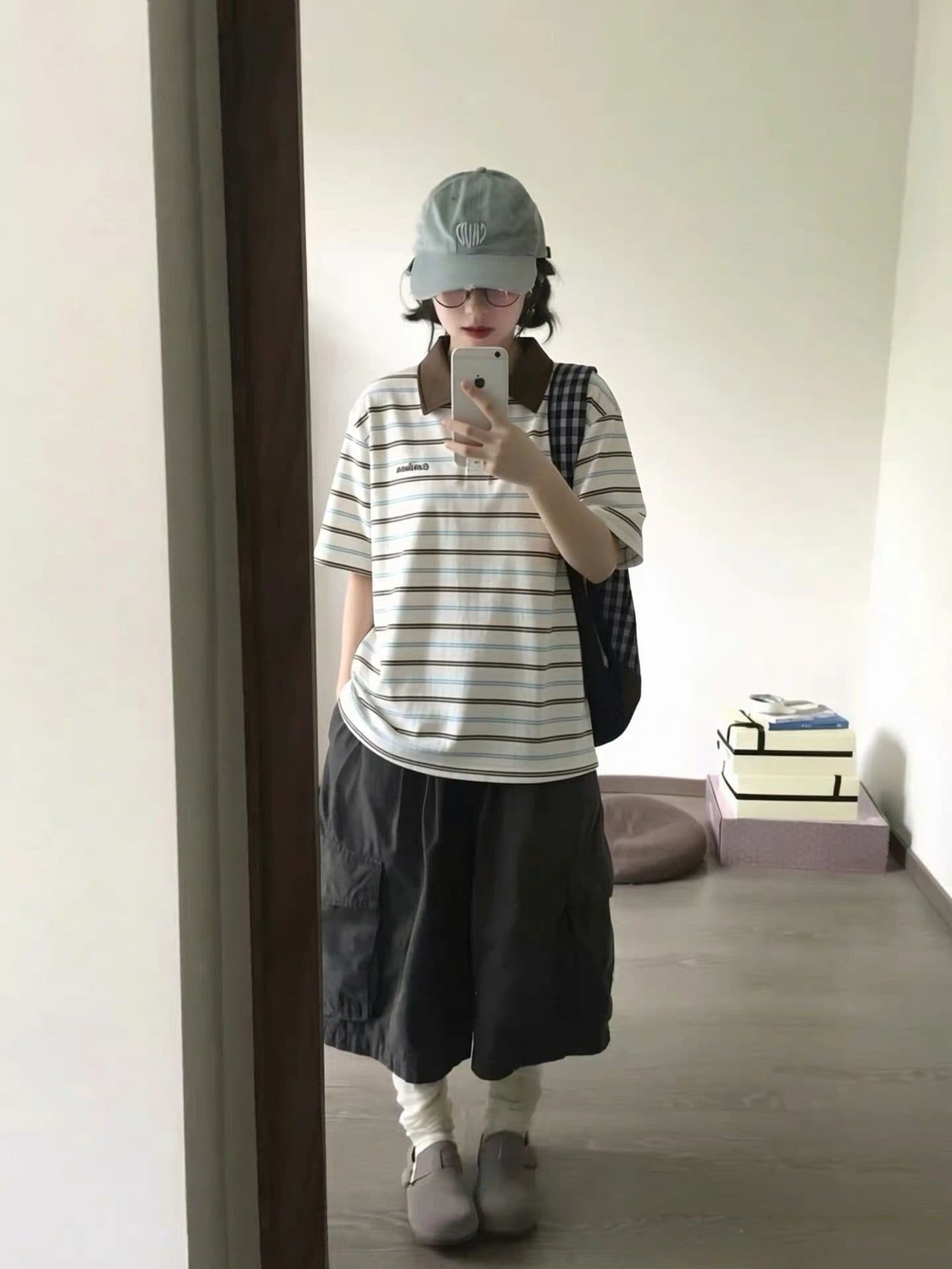 원본 원단 반팔 티셔츠 여성 상세 이미지 2