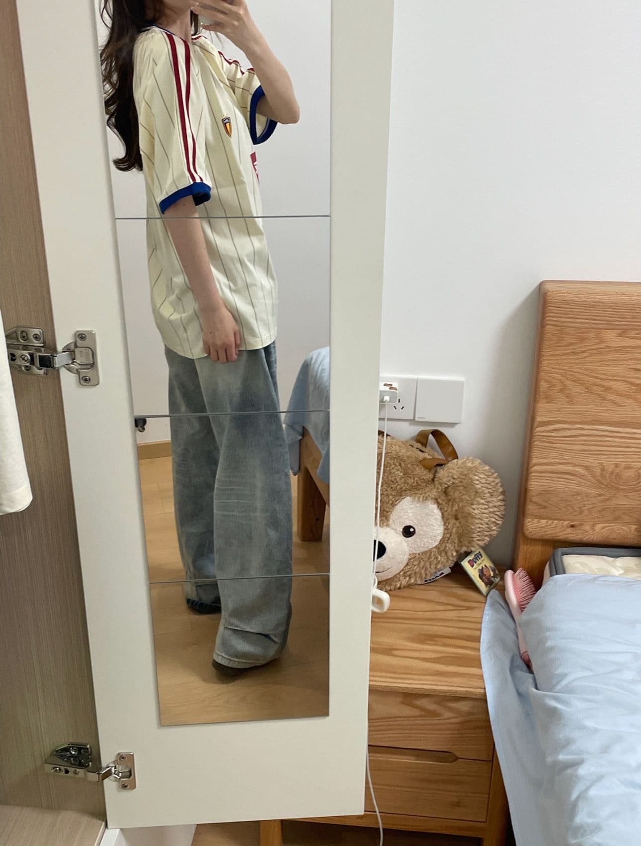 순면 220 그램 반팔 티셔츠 여성 상세 이미지 5