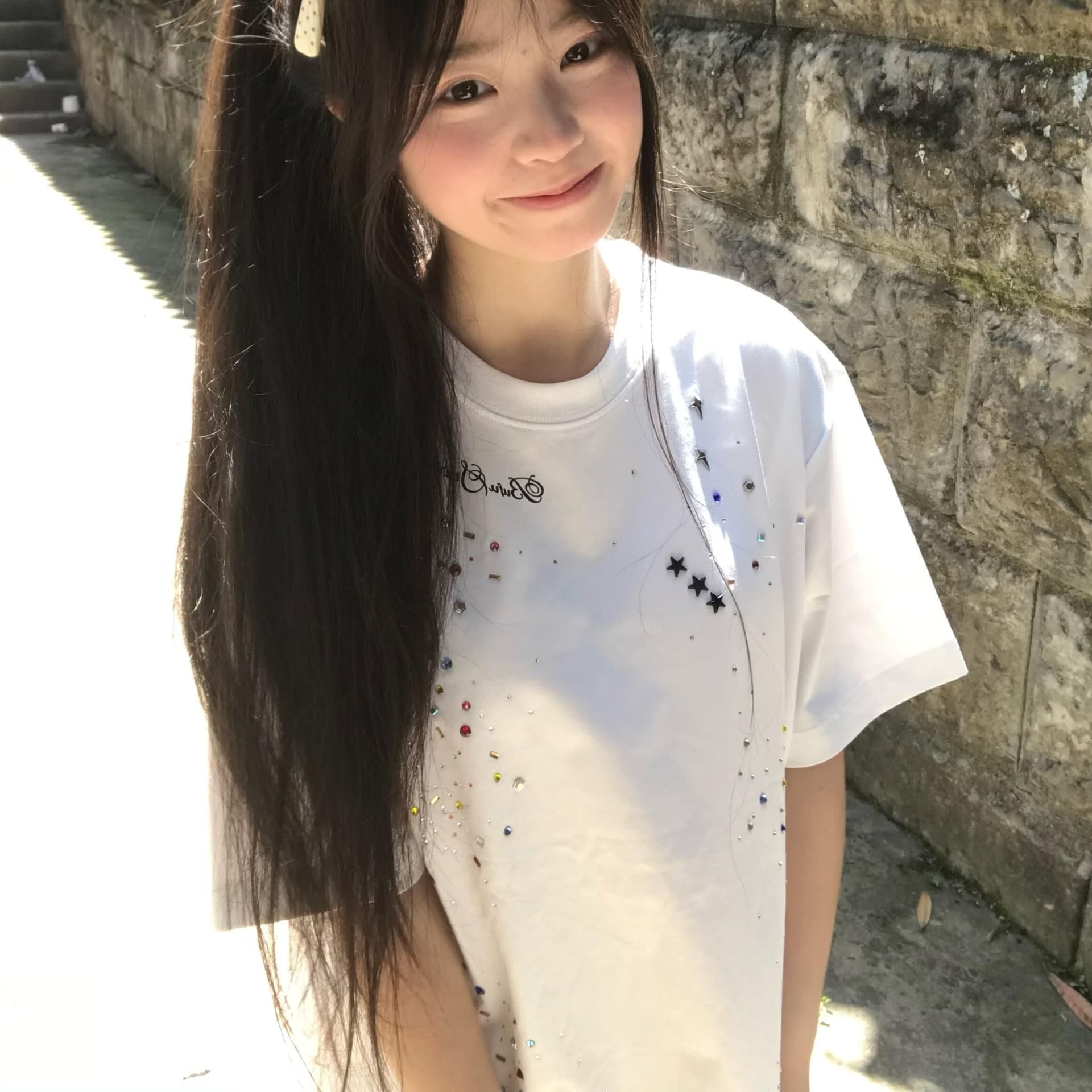 원본 명중 에디션 핫픽스 공예 프린트 19 지점 220 그램 순면 반팔 티셔츠 이미지 5