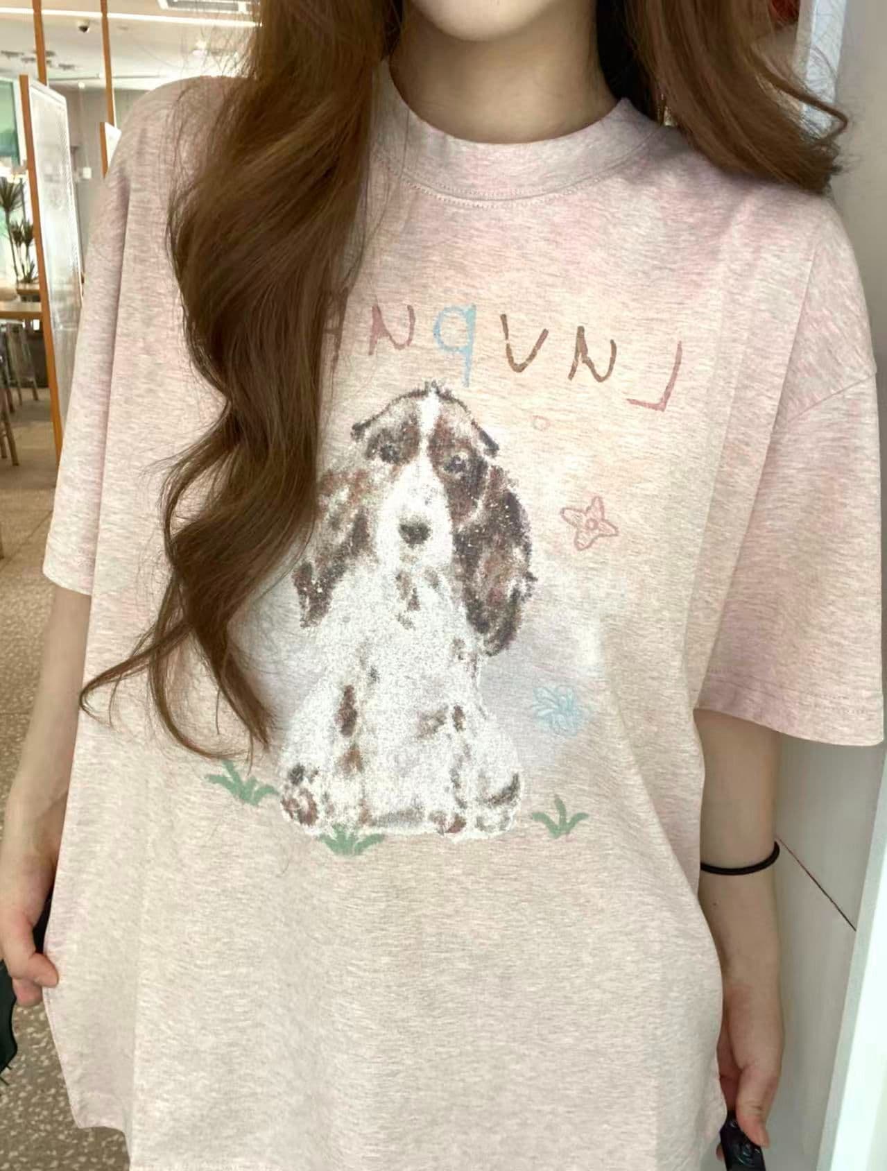 눈꽃 면 반팔 여성 상세 이미지 5