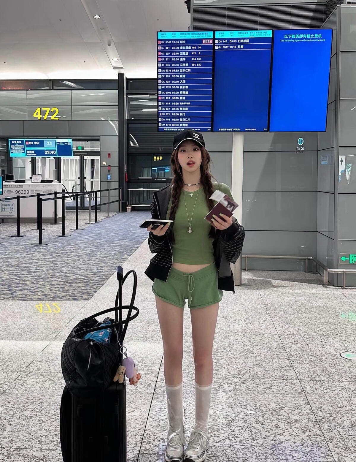 원본 원단 40s 좋은 면 원본 솜씨 도파민 순수한 욕망 몸매 가꾸기 반팔 맨위 반바지 두 조각 여성 세트 여름 상세 이미지 8