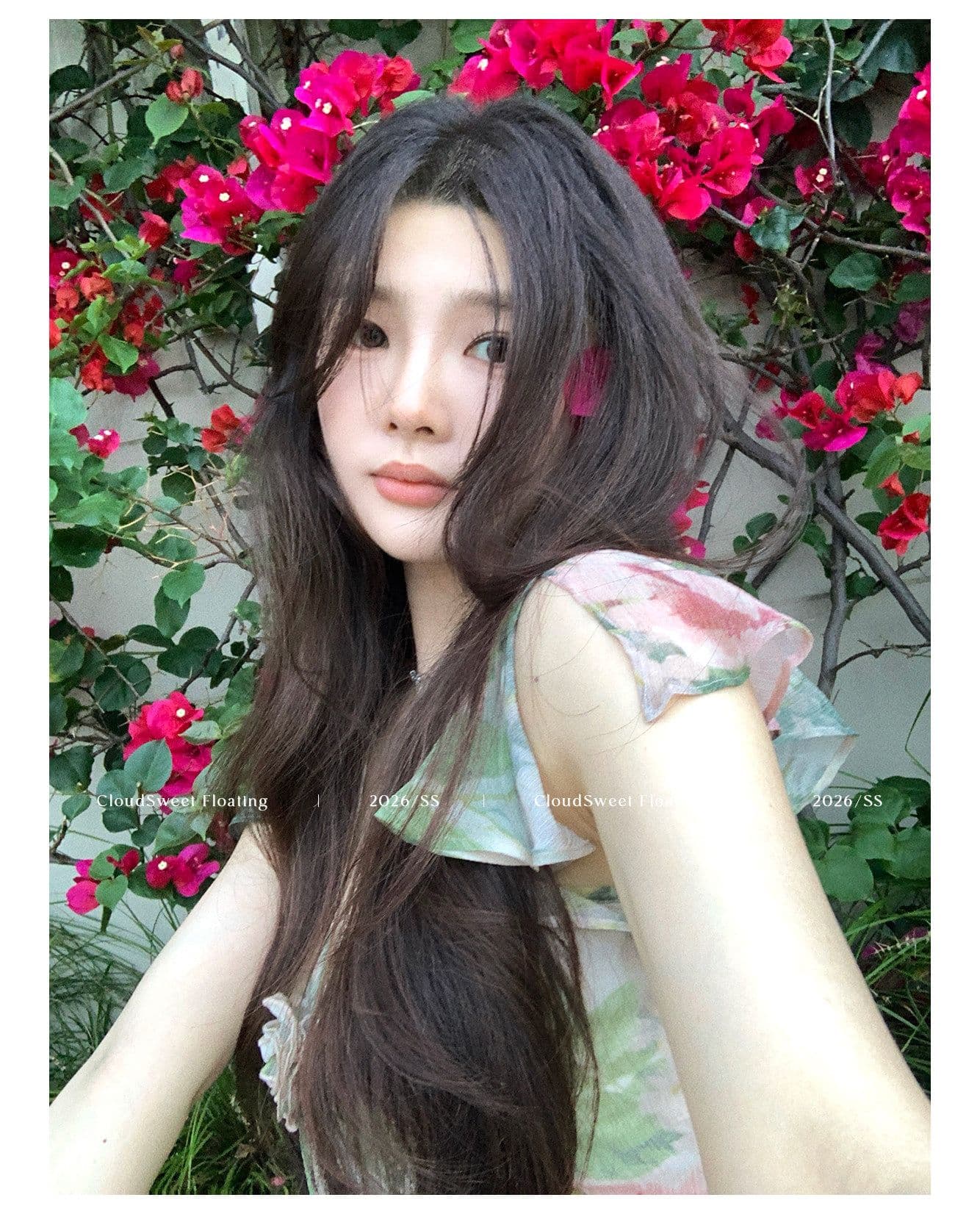 ava 프랑스식 레트로 V넥 작은 날다 소매 몸매 가꾸기 드레스 실크 비스듬한 자르다 피하다. 트위스트 크레이프 롱 스커트 상세 이미지 13
