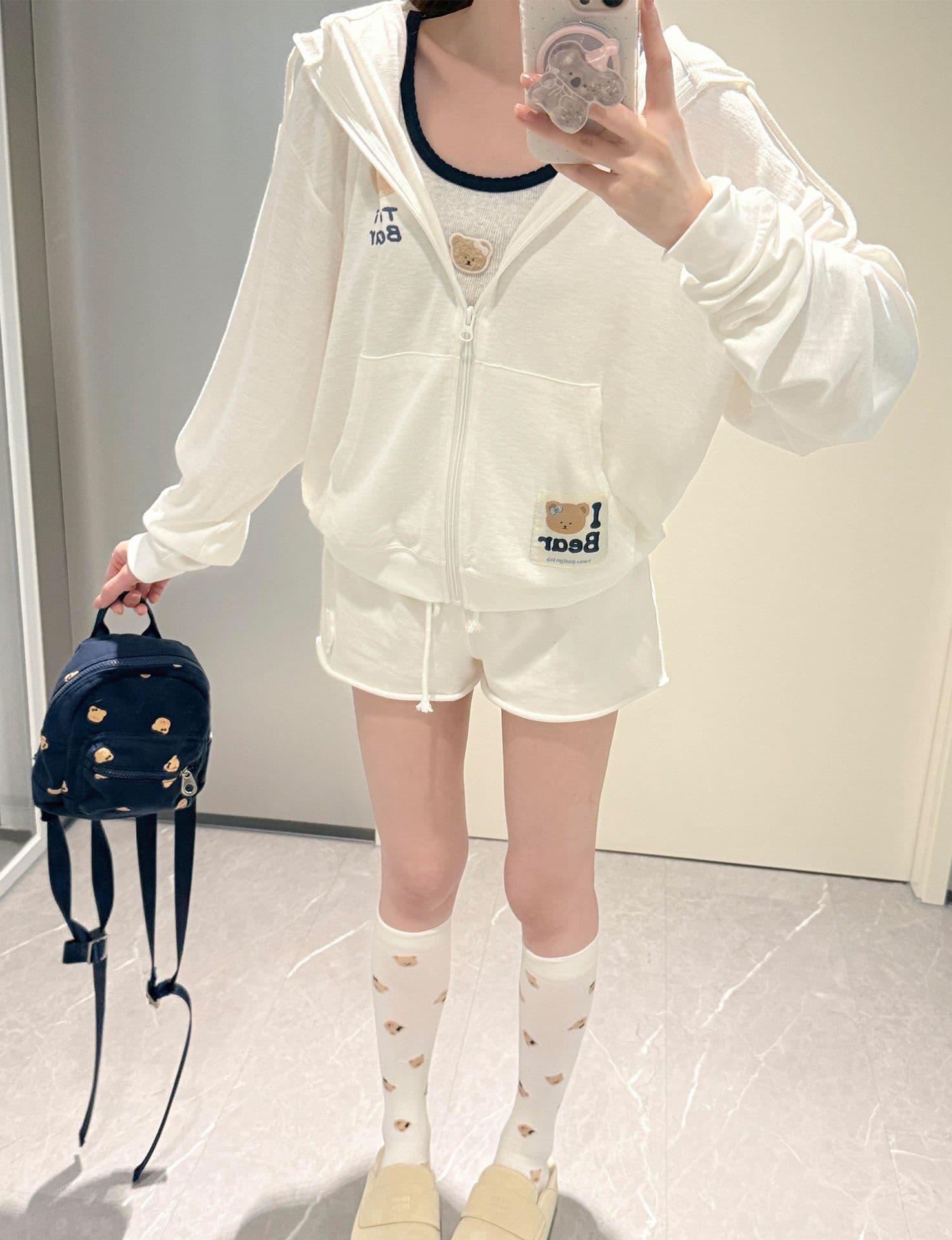 원본 솜씨 눈꽃 면 자외선 차단 블라우스 여성 상세 이미지 7