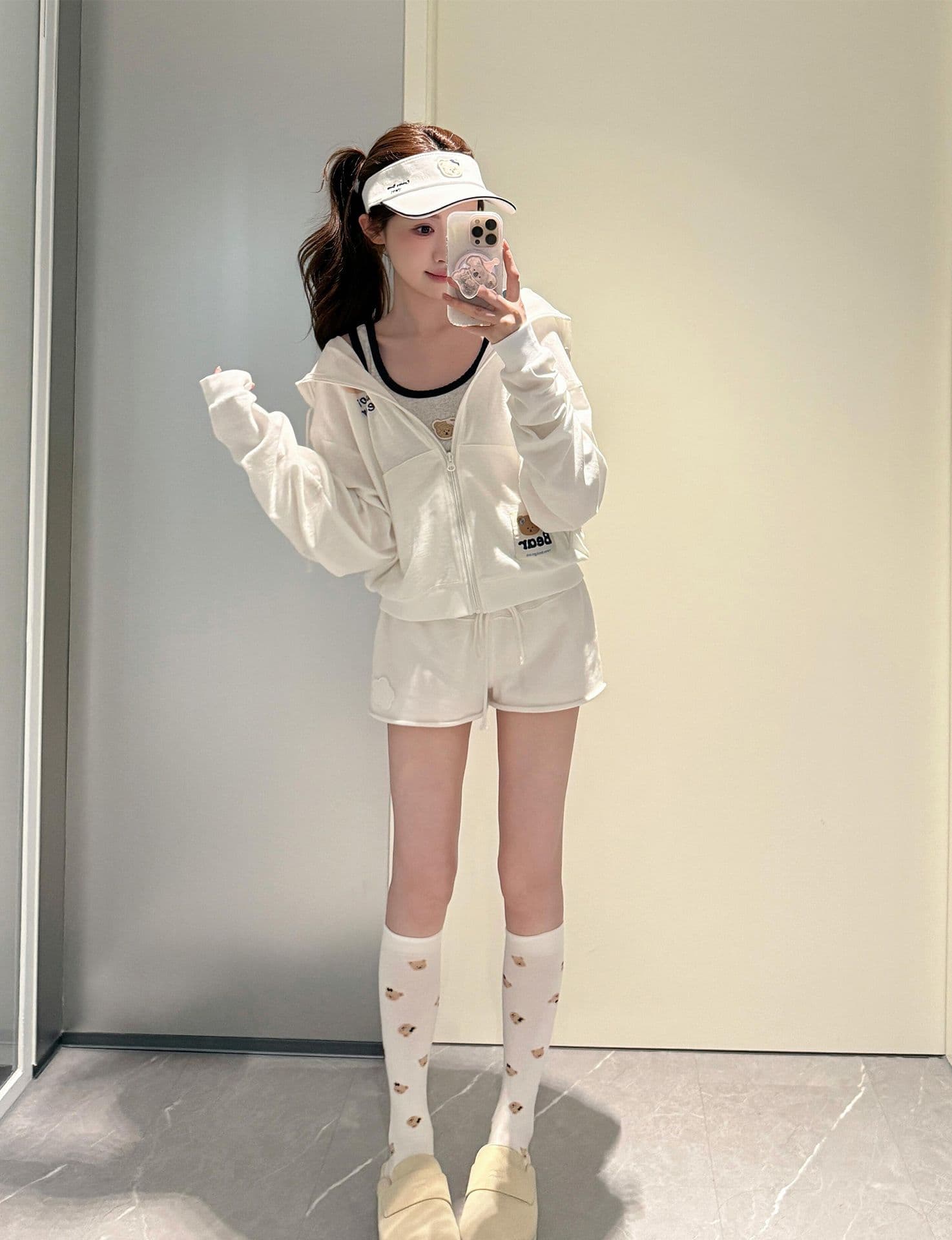 원본 솜씨 눈꽃 면 자외선 차단 블라우스 여성 상세 이미지 8