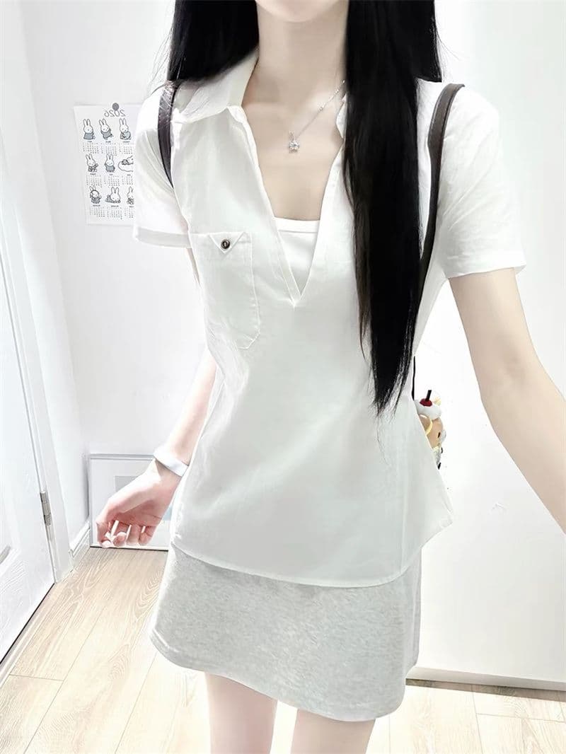 40 순면 220 그램 반팔 상세 이미지 5