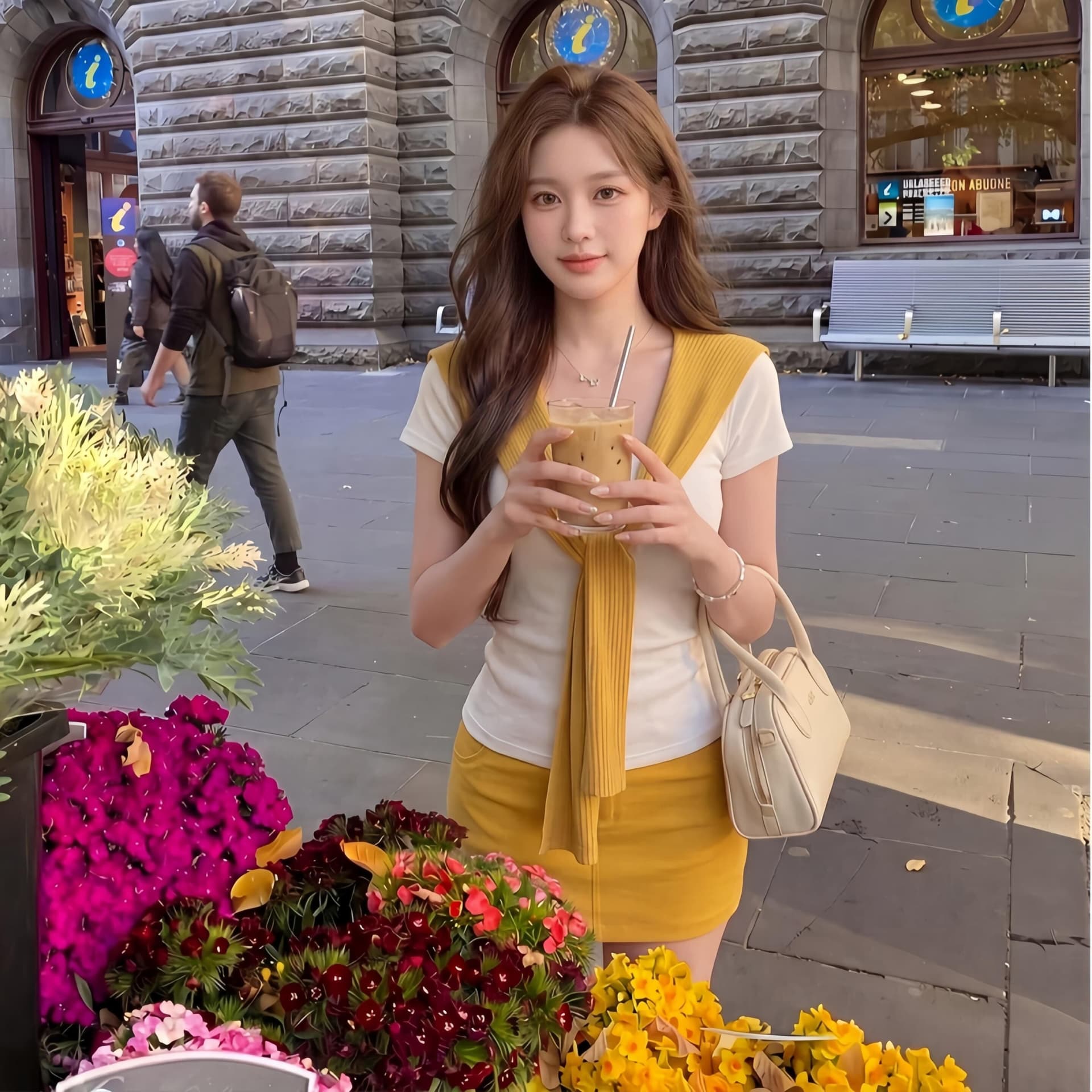 화이트 u 칼라 반팔 긍정적 인 어깨 티셔츠 외부 가져 가라. 숄 여성 여름 캐주얼 세트 하이웨이스트 타이트 스커트 반신 치마 세트 여성 상세 이미지 6